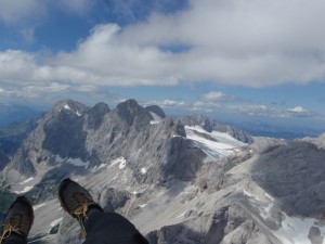 der Dachstein in Sichtweite...